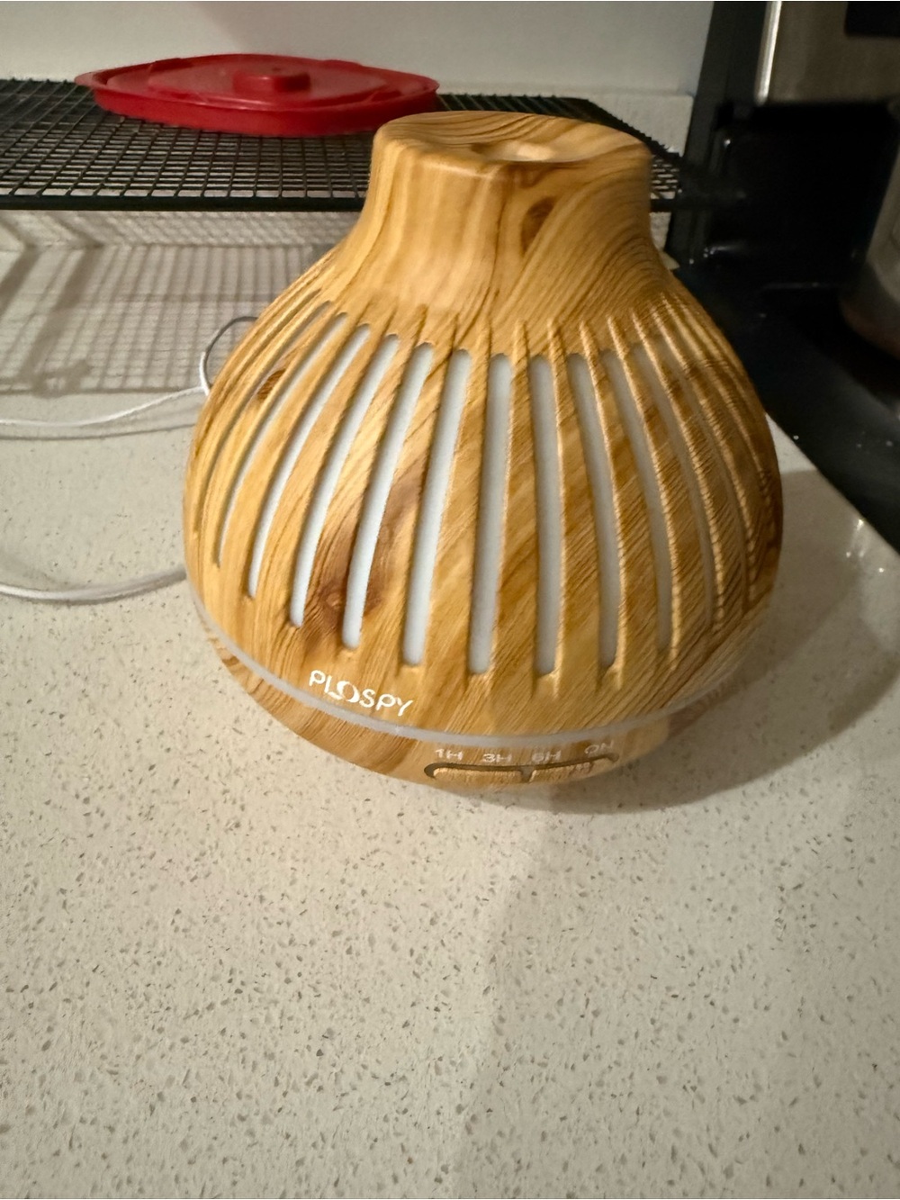 Wood Grain Essential Oil Diffuser - Natural Brown